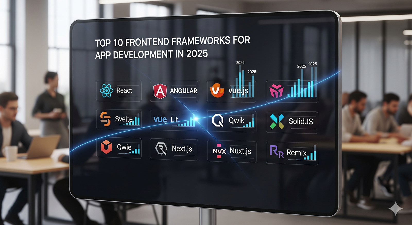 Frontend Frameworks for App Development in 2025
