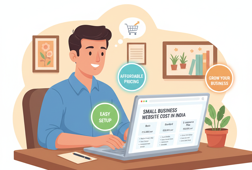 Website development cost in India 2025