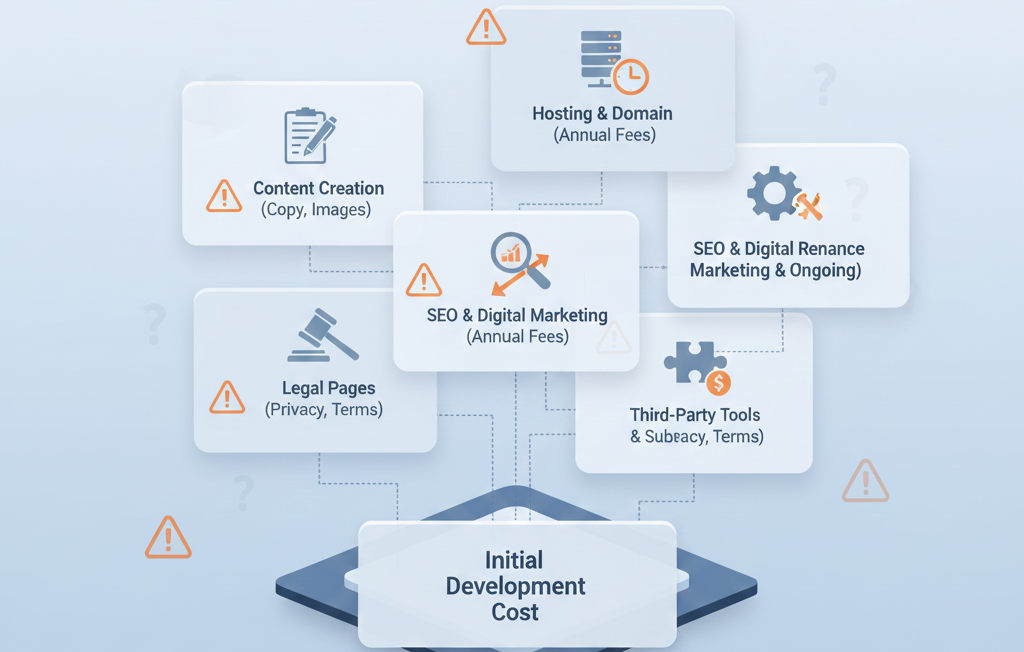 Website development cost in India 2025