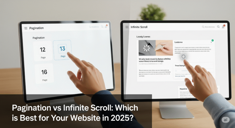 pagination vs infinite scroll