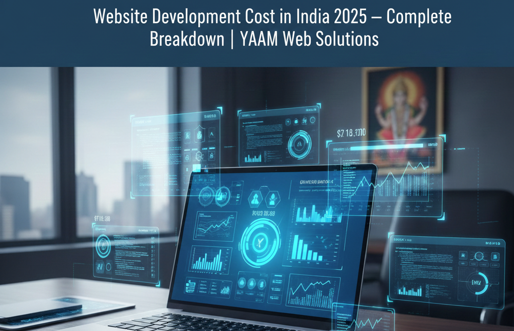 Website development cost in India 2025