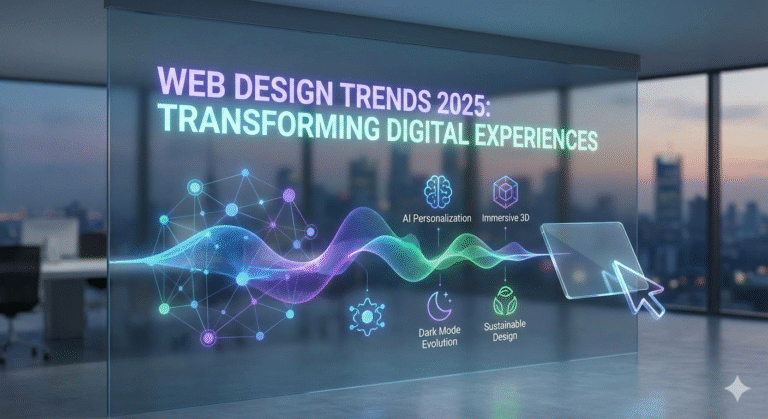 latest web design trends 2025