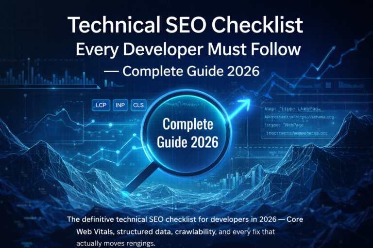 Technical SEO checklist for developers 2026